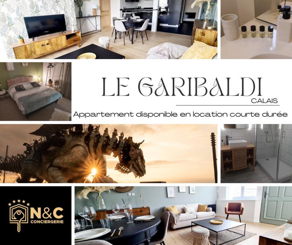 Ferienwohnung Garibaldi De Calais Fonctionnelle Nouvelle Renovation Jardin Prive Exterior foto